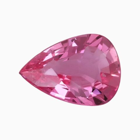 Natural pink sapphire gemstone