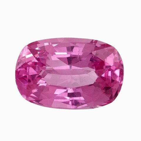 Natural pink sapphire gemstone