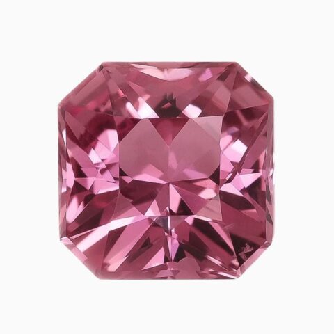 Natural pink sapphire gemstone