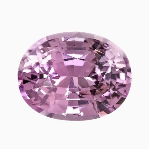 Natural pink sapphire gemstone