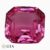 Natural pink sapphire gemstone