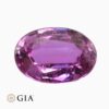 Natural pink sapphire gemstone