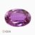 Natural pink sapphire gemstone