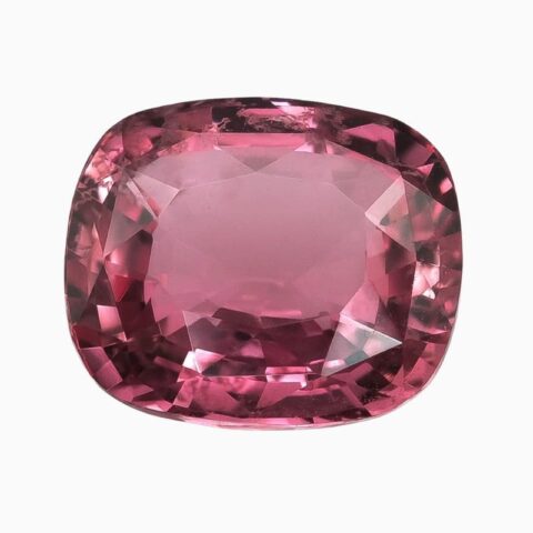 Natural pink sapphire gemstone