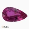 Natural pink sapphire gemstone