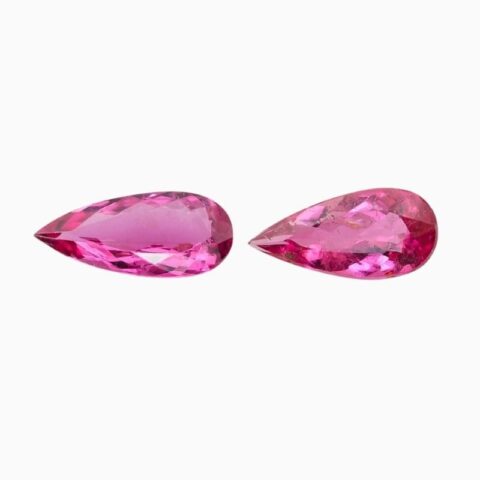 pink-tourmaline-gemstone, natural pink tourmaline, pink tourmaline, loose gemstone, fine jewelry gemstone, matching pair