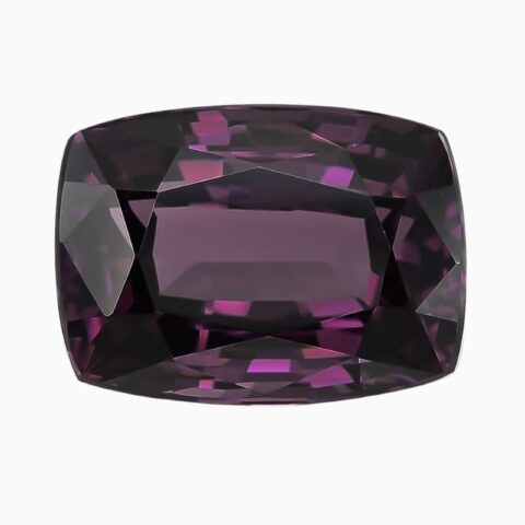 Natural purple pink spinel gemstone