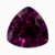 Natural purple sapphire gemstone