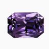 Natural purple sapphire gemstone