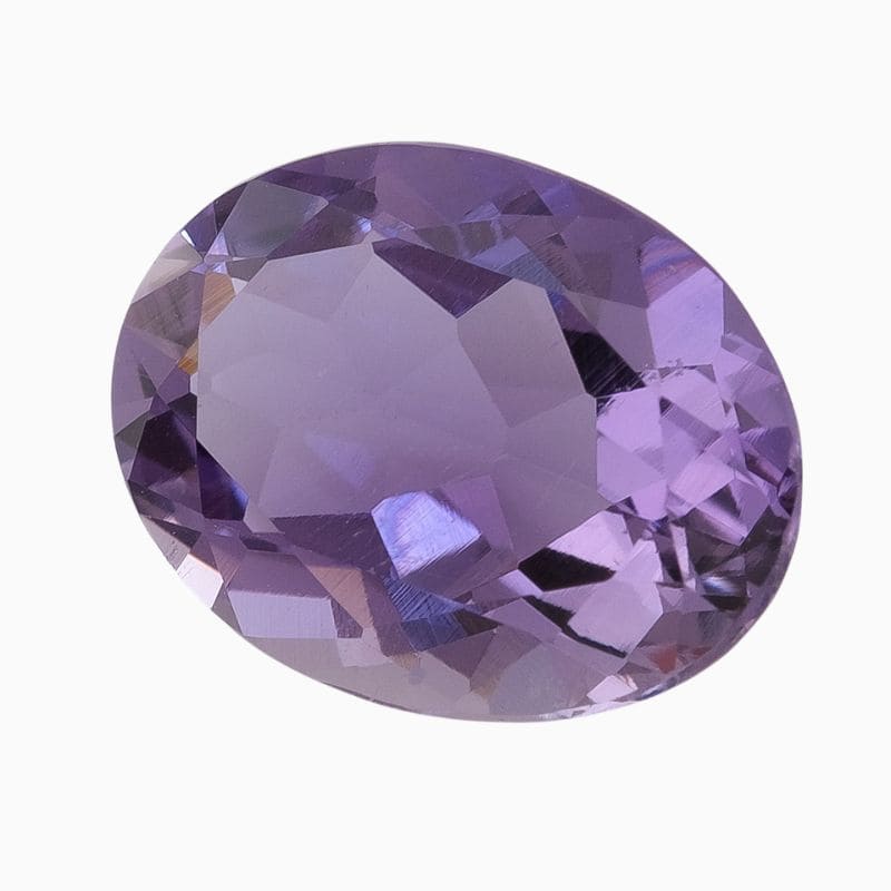 Natural purple scapolite gemstone