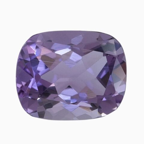 Natural purple scapolite gemstone