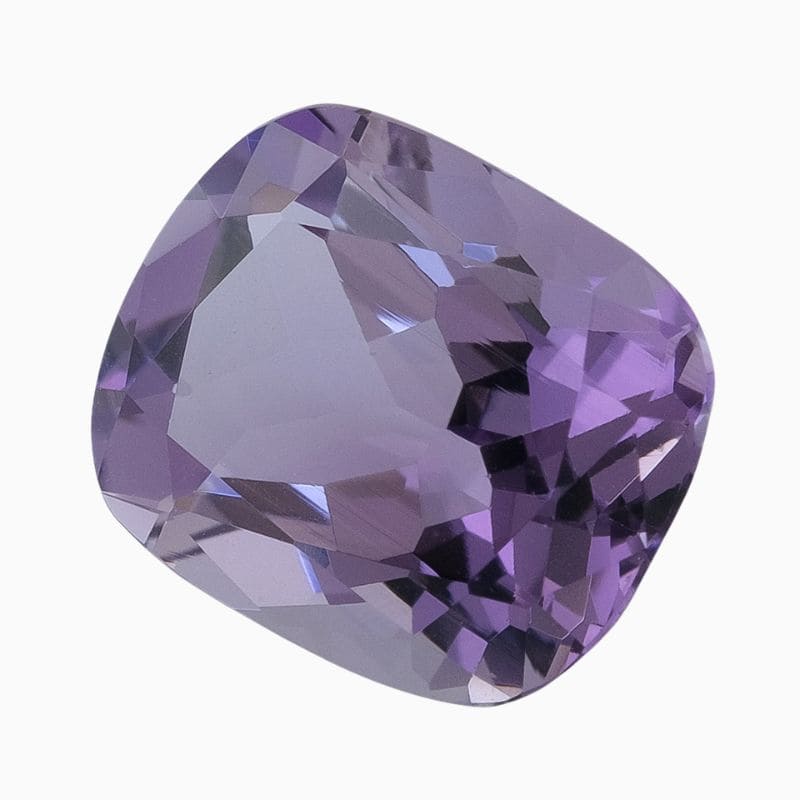 Natural purple scapolite gemstone