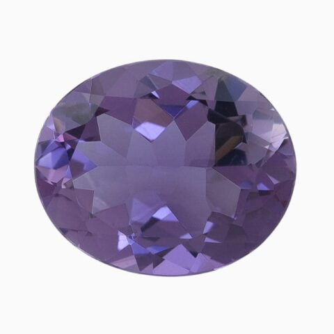 Natural purple scapolite gemstone