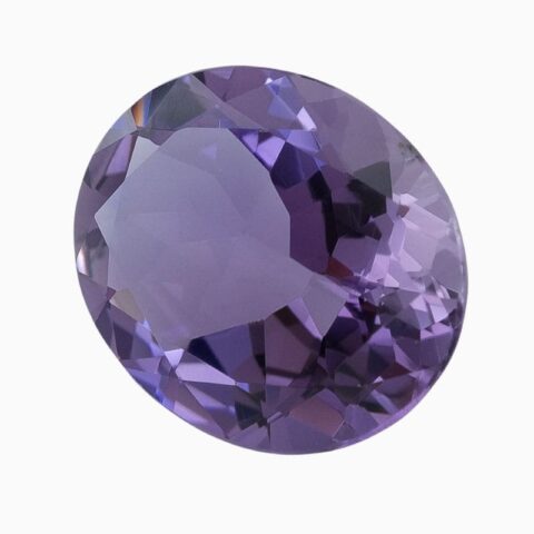 Natural purple scapolite gemstone