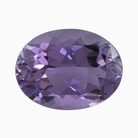 Natural purple scapolite gemstone