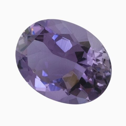 Natural purple scapolite gemstone