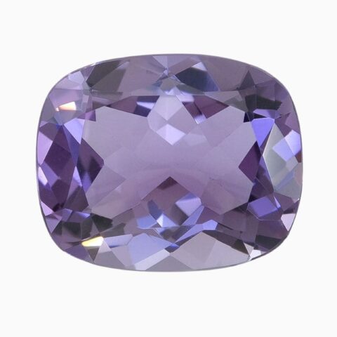 Natural purple scapolite gemstone