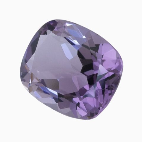 Natural purple scapolite gemstone