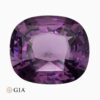 Natural reddish purple spinel gemstone
