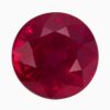 Natural heated ruby