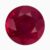 Natural heated ruby