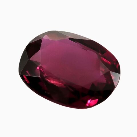 Natural ruby gemstone