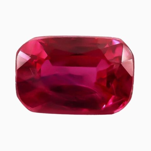Natural ruby gemstone