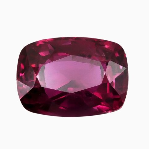 Natural ruby gemstone