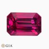 Natural heated ruby