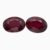 Natural ruby matching pair