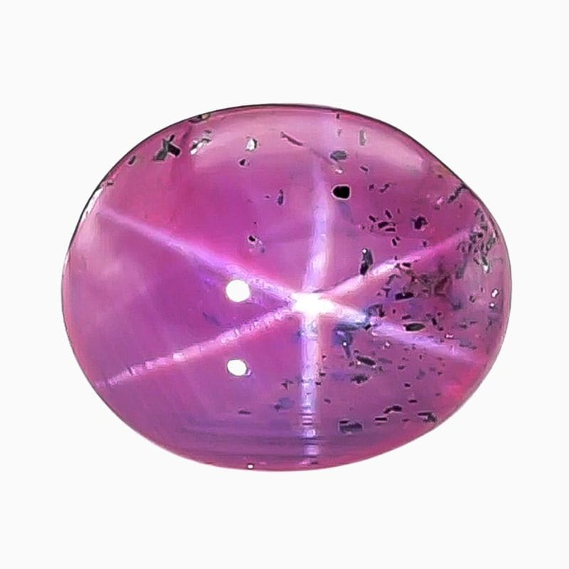 Natural star ruby