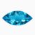 Natural Swiss blue topaz gemstone