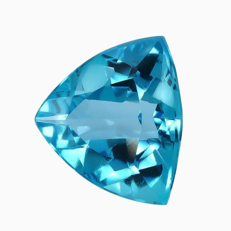 Natural Swiss blue topaz gemstone
