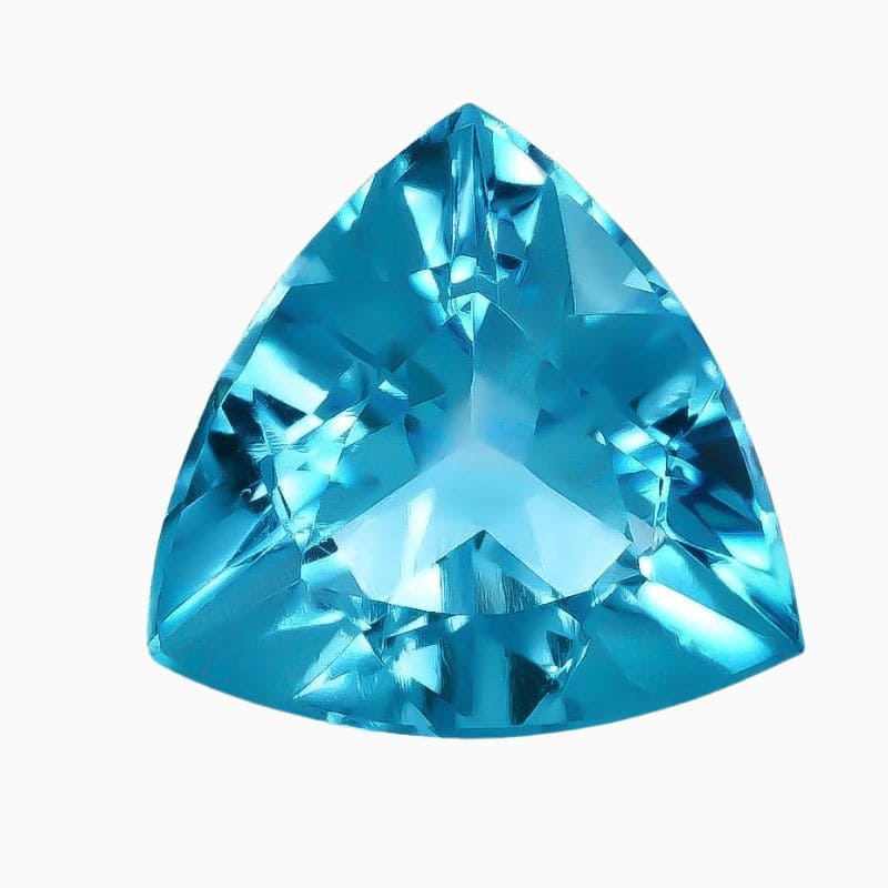 Natural Swiss blue topaz gemstone