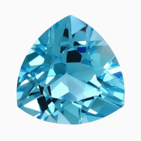 Natural Swiss blue topaz gemstone