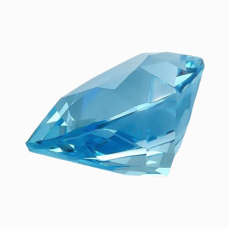 Swiss blue topaz gemstone