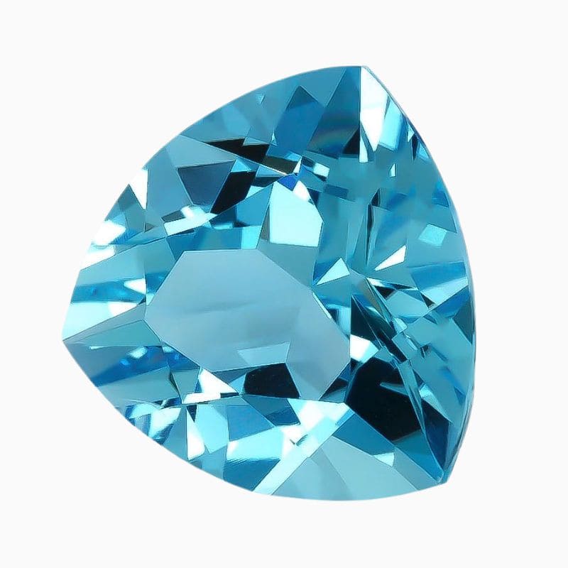 Natural Swiss blue topaz gemstone