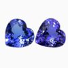 Natural tanzanite matching pair