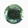 Natural teal blue-green sapphire gemstone