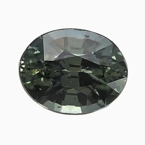 Natural teal blue-green sapphire gemstone