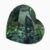 Natural teal blue-green sapphire gemstone
