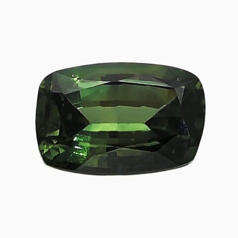Natural teal bluish green sapphire gemstone