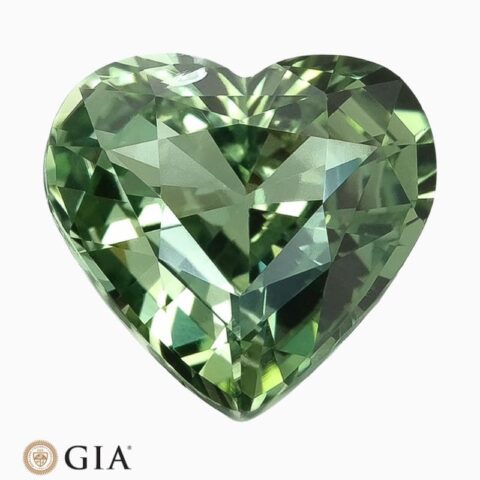 Natural teal bluish green sapphire gemstone