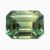 Natural teal bluish yellowish green sapphire gemstone