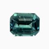 Natural teal green-blue sapphire gemstone
