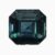 Natural teal green-blue sapphire gemstone