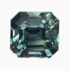 Natural teal green-blue sapphire gemstone