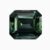 Natural teal green-blue sapphire gemstone