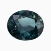 Natural teal green-blue sapphire gemstone
