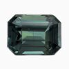 Natural teal green-blue sapphire gemstone